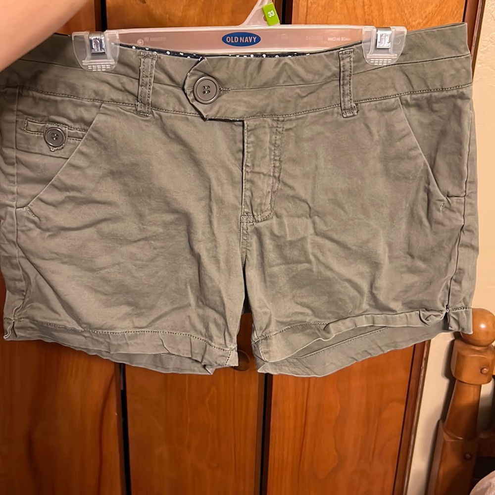 Green shorts